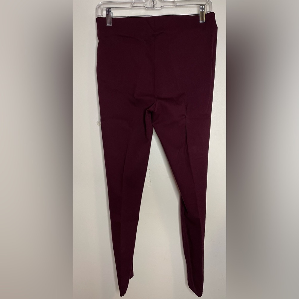 LC Lauren Conrad l  Burgundy l Stretch Skinny Pants Women’s l Size M l Poshmark - Picture 2 of 3